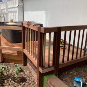 decks and awnings Coronado finished deck