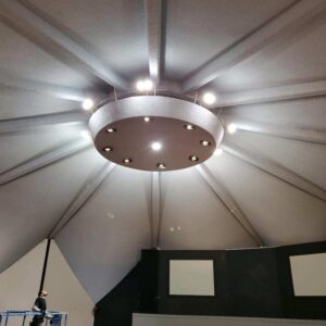 lighting project inside the church