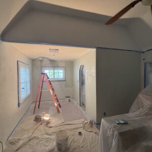 living room being painted 2