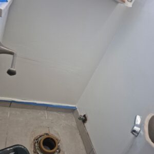 plumbing job during the project